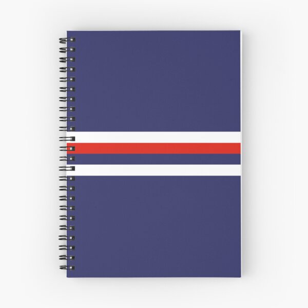 Item preview, Dundee Retro 1992 Navy White Red Hoop Home designed and sold by Sporting Colour.