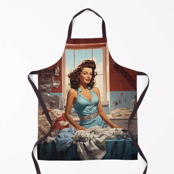Item preview, Retro Laundromat Day Pin-Up designed and sold by KoosGagiano.