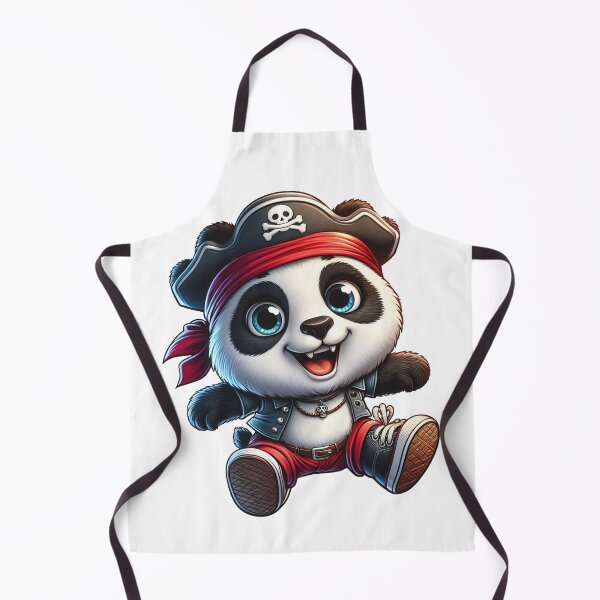 Item preview, happy panda pirate designed and sold by AxelBrook.