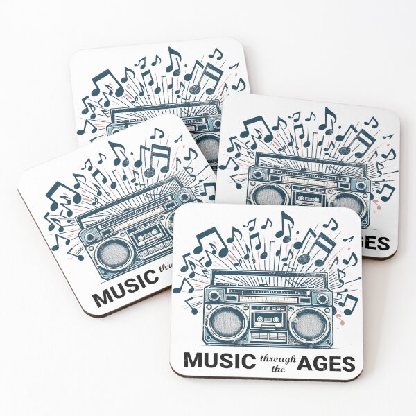 Item preview, Retro Boombox Melody - Music Through the Ages designed and sold by YokujinDesign.