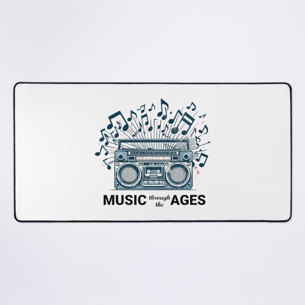 Item preview, Retro Boombox Melody - Music Through the Ages designed and sold by YokujinDesign.