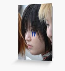 Japanese Manga Greeting Card