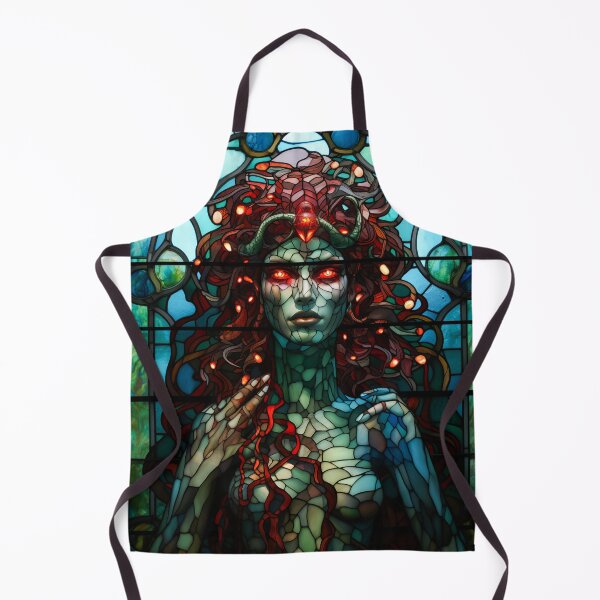 Item preview, Medusa - Stained Glass Window Tiffany Style designed and sold by Rivercoatl.