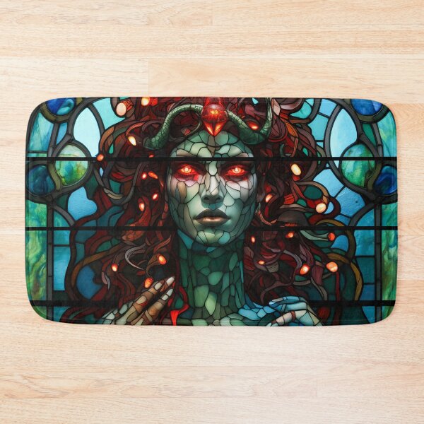 Item preview, Medusa - Stained Glass Window Tiffany Style designed and sold by Rivercoatl.