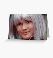 Japanese Manga Greeting Card