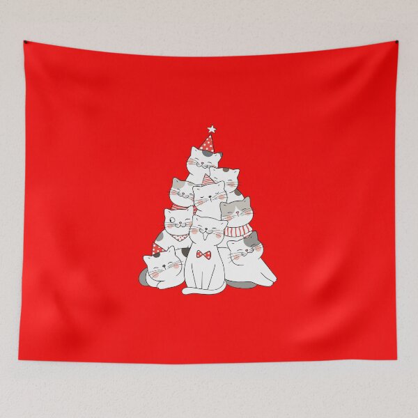 Item preview, Christmas Tree Cat designed and sold by Echo Aesthetics.