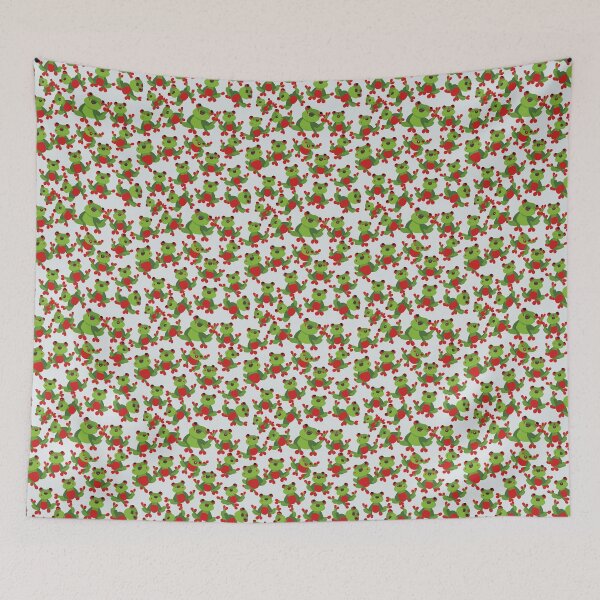 Aperçu de l'œuvre La grenouille verte et rouge créée et vendue par Lukman Febrianto.