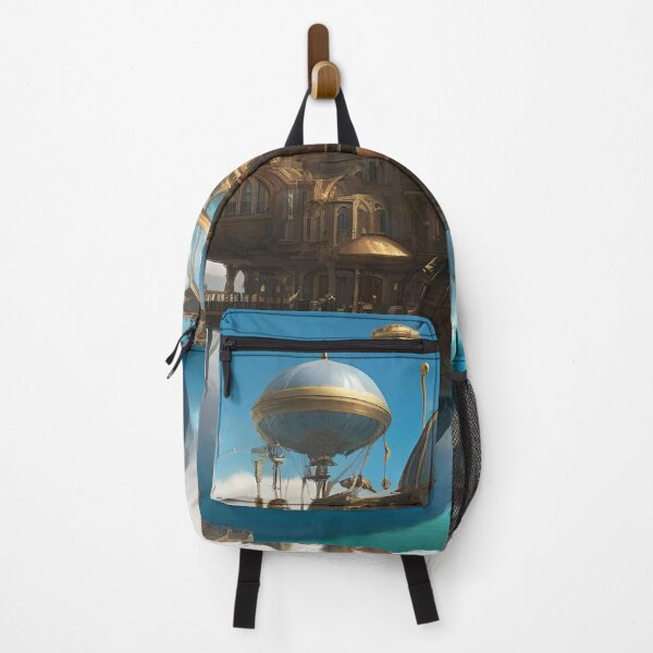 Item preview, Steampunk Metropolis Among the Clouds designed and sold by Best-Art-32.