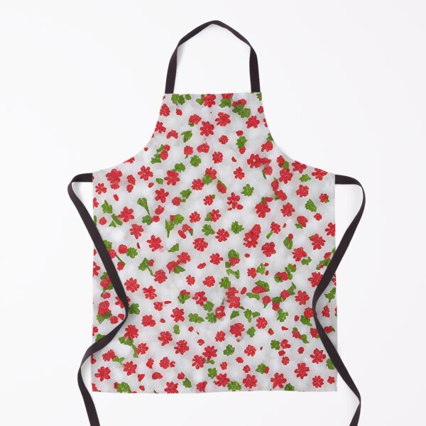 Item preview, Flores caprichosas: vestidos adorables con pequeños diseños de flores rojas designed and sold by JAMESAMORN.