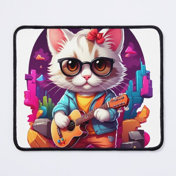 Item preview, World cat day playing the guitar designed and sold by wplamkung.