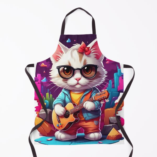 Item preview, World cat day playing the guitar designed and sold by wplamkung.