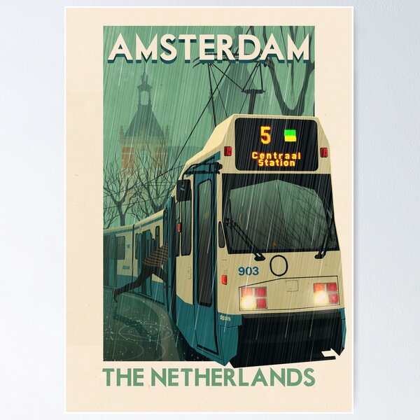 Item preview, Travel Posters - Amsterdam The Netherlands designed and sold by ruiricardo.