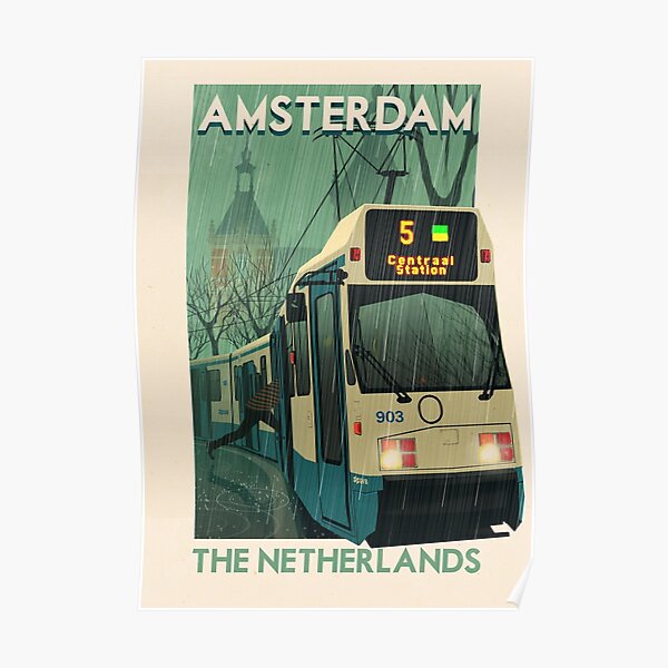 Travel Posters - Amsterdam The Netherlands Poster