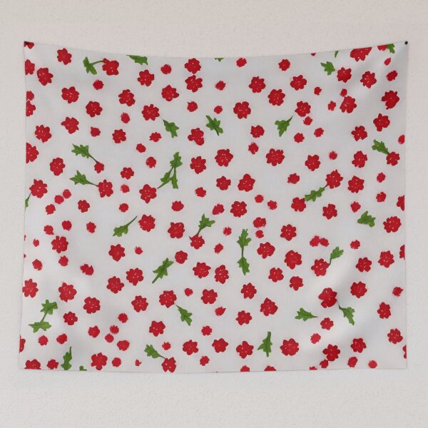 Item preview, Charming Scarlet Petals: Embrace the Cuteness in our Floral Attire designed and sold by JAMESAMORN.