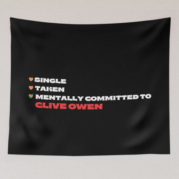 Item preview, Mentally Committed To Clive Owen designed and sold by Itsheartshop.