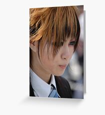Japanese Manga Greeting Card