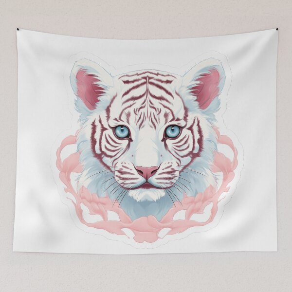 Item preview, Intricate Tiger Cub - Soft Pastels designed and sold by duke818.