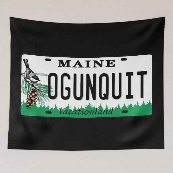 Item preview, Ogunquit Maine License Plate designed and sold by BahayProduction.