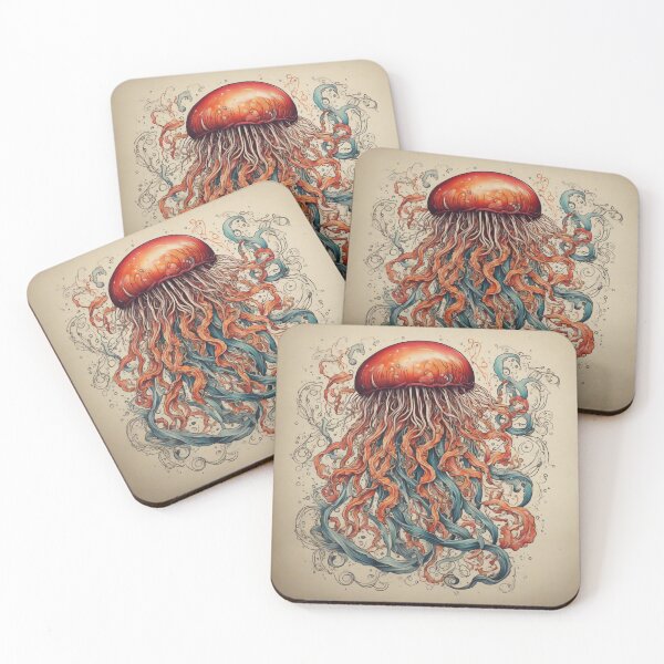 Item preview, Jellyfish Heritage Inkwork designed and sold by Sadia  Jannat.
