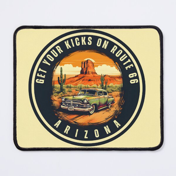 Artikelvorschau, Arizona Route 66 Vintage-Logo entworfen und verkauft von GediaPrints.