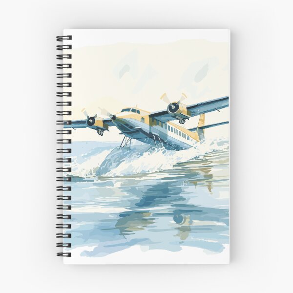 Item preview, Seaplane Watercolor Landing 2 designed and sold by sagybp.