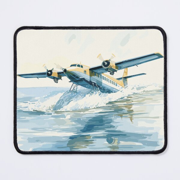 Item preview, Seaplane Watercolor Landing 2 designed and sold by sagybp.