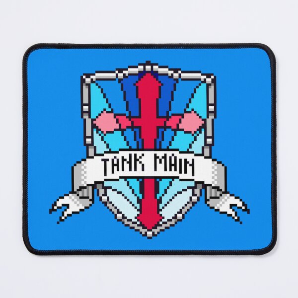 Item preview, Tank Main Gamer Shield Pixel Art designed and sold by JessicaAmber.