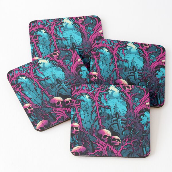 Item preview, Gothic vines and skulls designed and sold by WildheartPOD.