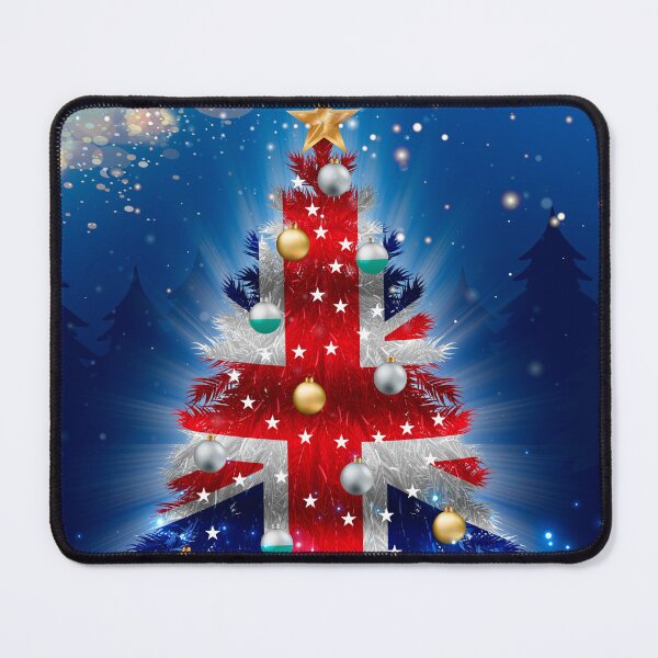 Item preview, United Kingdom Flag - United Kingdom - Christmas Tree Flag designed and sold by WdiCreative.