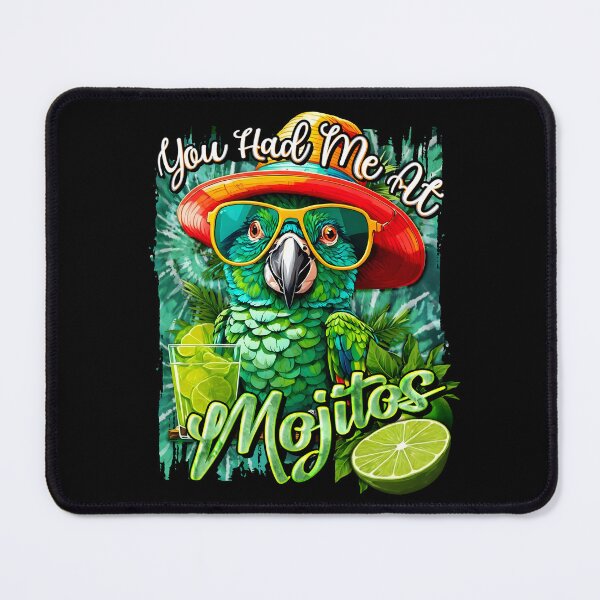 Item preview, You Had me At Mojitos: A Fiesta of Parrots, Cocktails, and Tie-Dye designed and sold by MindWave THC.