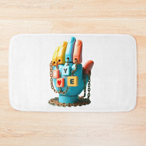 Item preview, Hand with BYE Plaques designed and sold by Glariix.