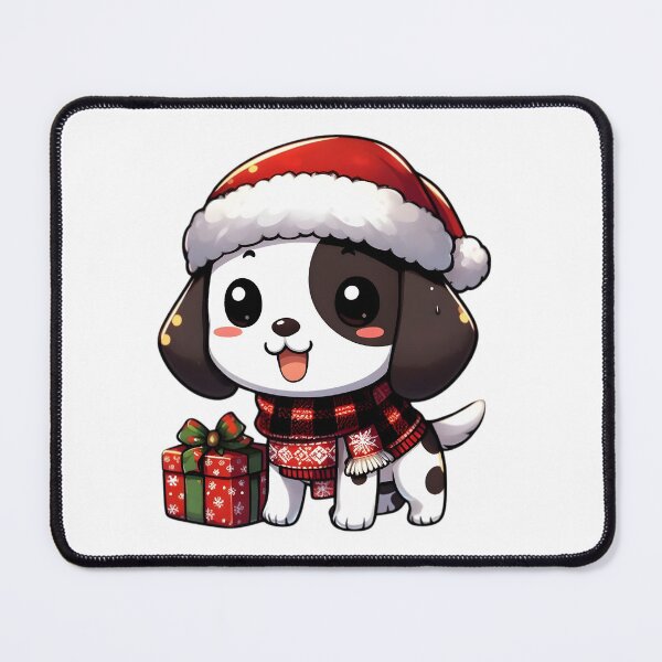 Item preview, Chibi English Pointer in Christmas designed and sold by City0fDreams.