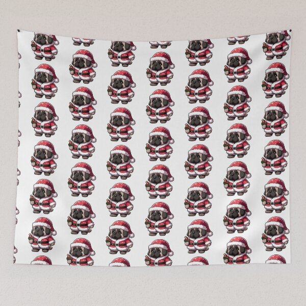 Item preview, Chibi English Mastiff in Christmas designed and sold by City0fDreams.