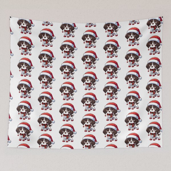 Item preview, Chibi English Pointer in Christmas designed and sold by City0fDreams.