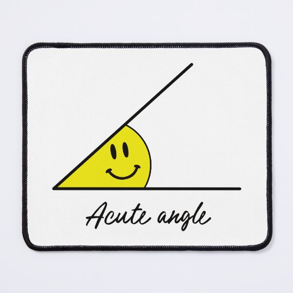 Item preview, Acute Angle Smiley  designed and sold by Picasmus Tees.
