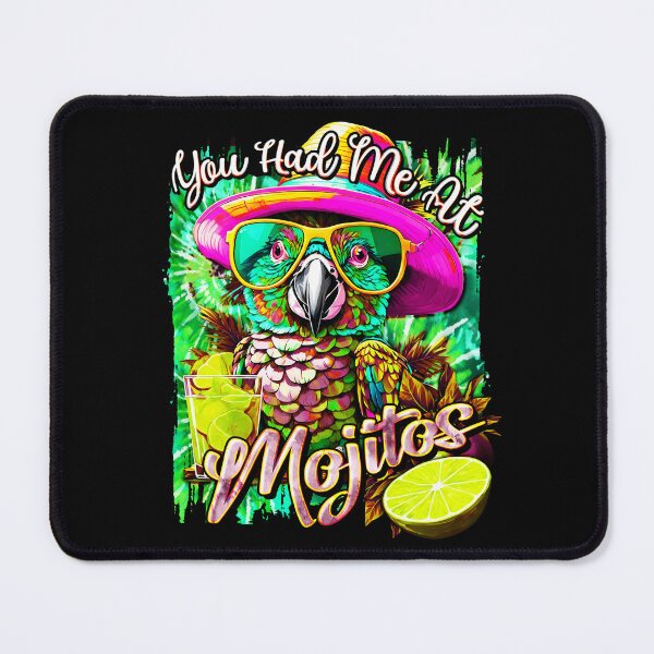 Item preview, You Had me At Mojitos: A Fiesta of Parrots, Cocktails, and Tie-Dye designed and sold by MindWave THC.