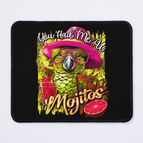 Item preview, You Had me At Mojitos: A Fiesta of Parrots, Cocktails, and Tie-Dye designed and sold by MindWave THC.