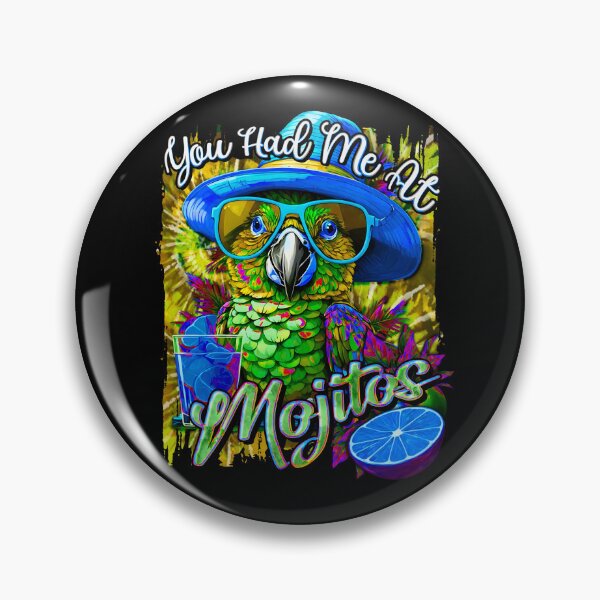 Item preview, You Had me At Mojitos: A Fiesta of Parrots, Cocktails, and Tie-Dye designed and sold by MindWave THC.