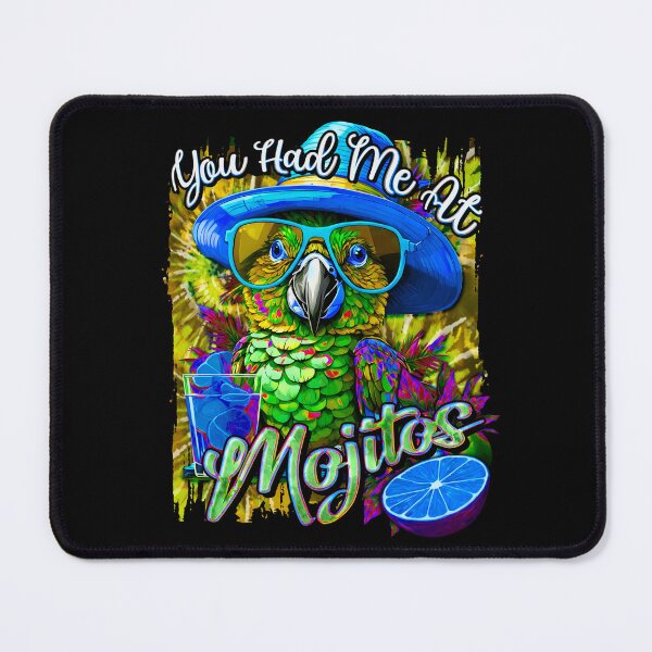 Item preview, You Had me At Mojitos: A Fiesta of Parrots, Cocktails, and Tie-Dye designed and sold by MindWave THC.