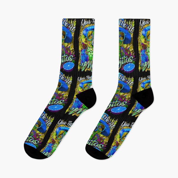 Item preview, You Had me At Mojitos: A Fiesta of Parrots, Cocktails, and Tie-Dye designed and sold by MindWave THC.