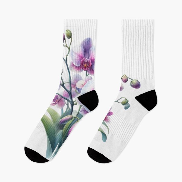 Item preview, Watercolor painting of orchid 02 designed and sold by I-HERE.