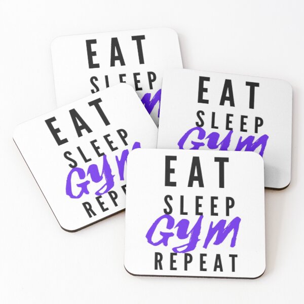 Item preview, Eat, sleep, gym, repeat designed and sold by plzx.