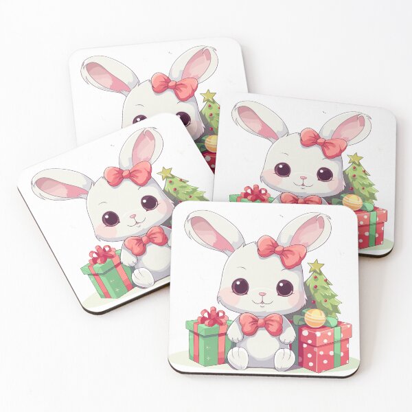Item preview,  Cute Christmas bunny designed and sold by azaidco.