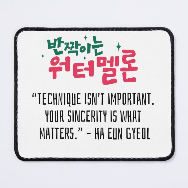 Item preview, Twinkling Watermelon Korean Drama Quote designed and sold by ArtRaftPro.