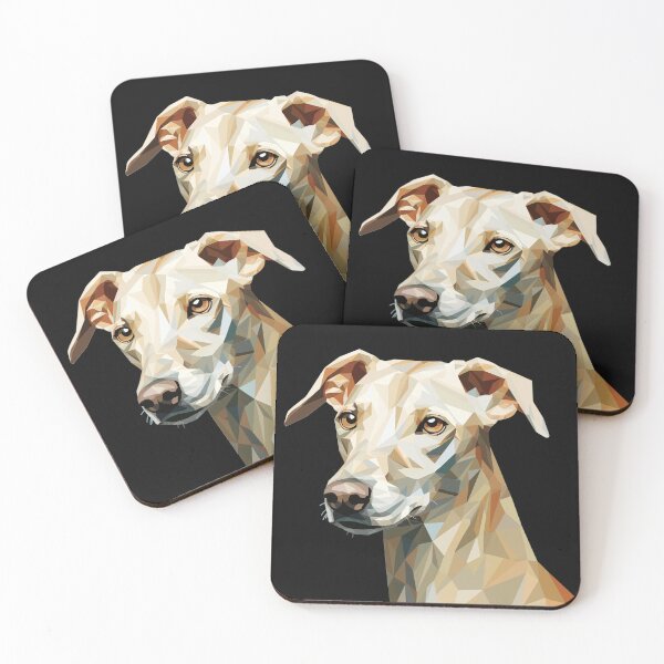 Item preview, Sloughi greyhound in polygon style designed and sold by OverNickles194.