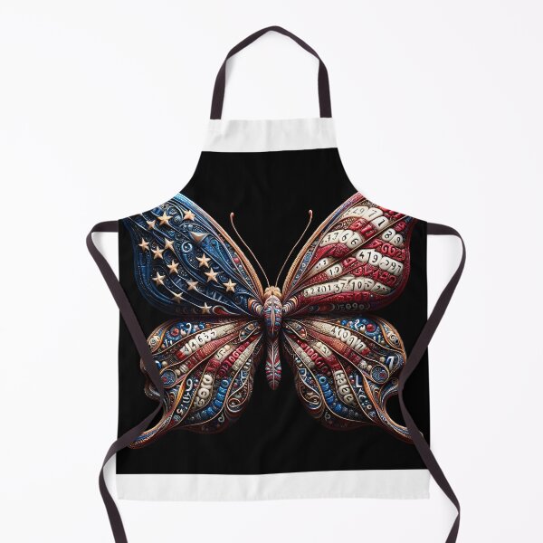 Item preview, Butterfly Flags | USA designed and sold by AI-Pi-art.