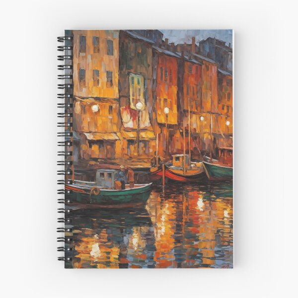 Item preview, Harbor at Daybreak: Dawn's First Light Abstract designed and sold by Moisky Art.
