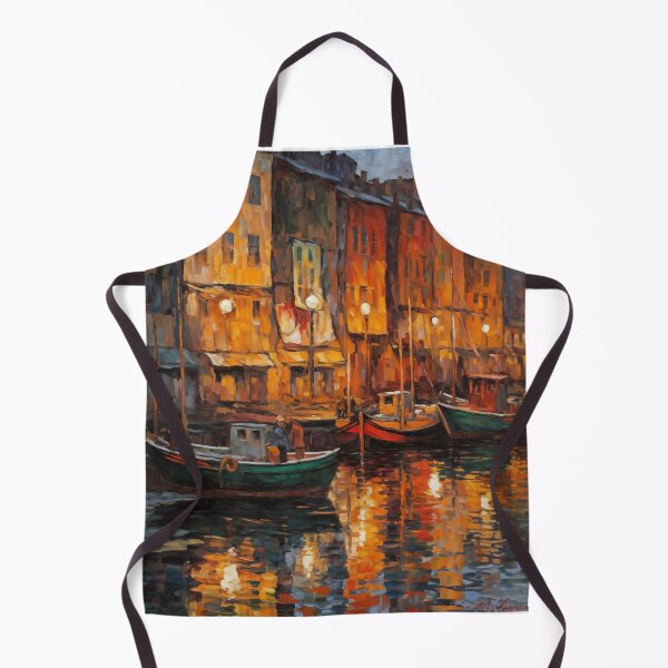 Item preview, Harbor at Daybreak: Dawn's First Light Abstract designed and sold by Moisky Art.