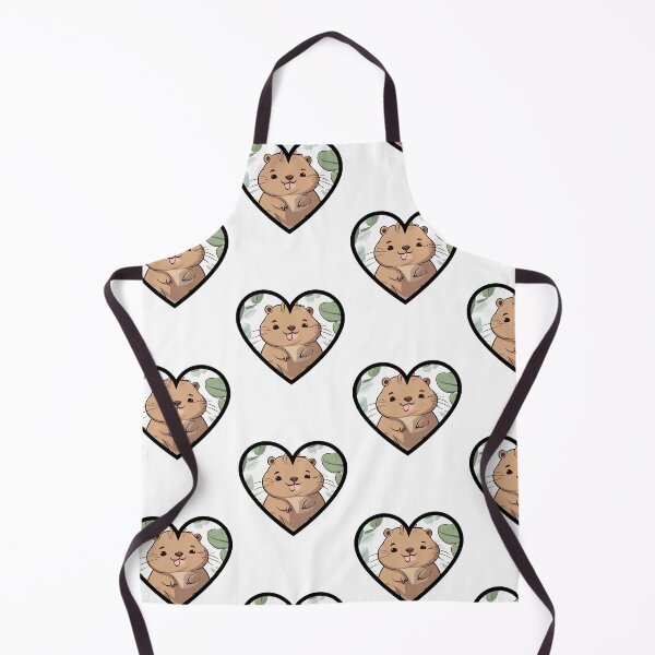 Item preview, Heart Capybara, I Love Capybara, Smiling Cute Capybara Illustration, Lovely Wild Animals designed and sold by tulipdesign.
