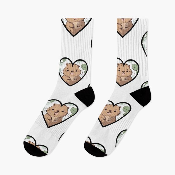 Item preview, Heart Capybara, I Love Capybara, Smiling Cute Capybara Illustration, Lovely Wild Animals designed and sold by tulipdesign.
